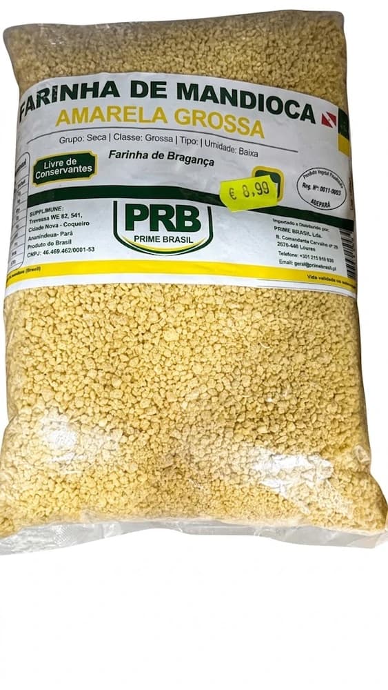 Farinha de Mandioca Amarela Grossa PRB