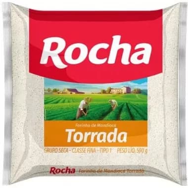 Farinha de Mandioca Torrada Rocha 500g