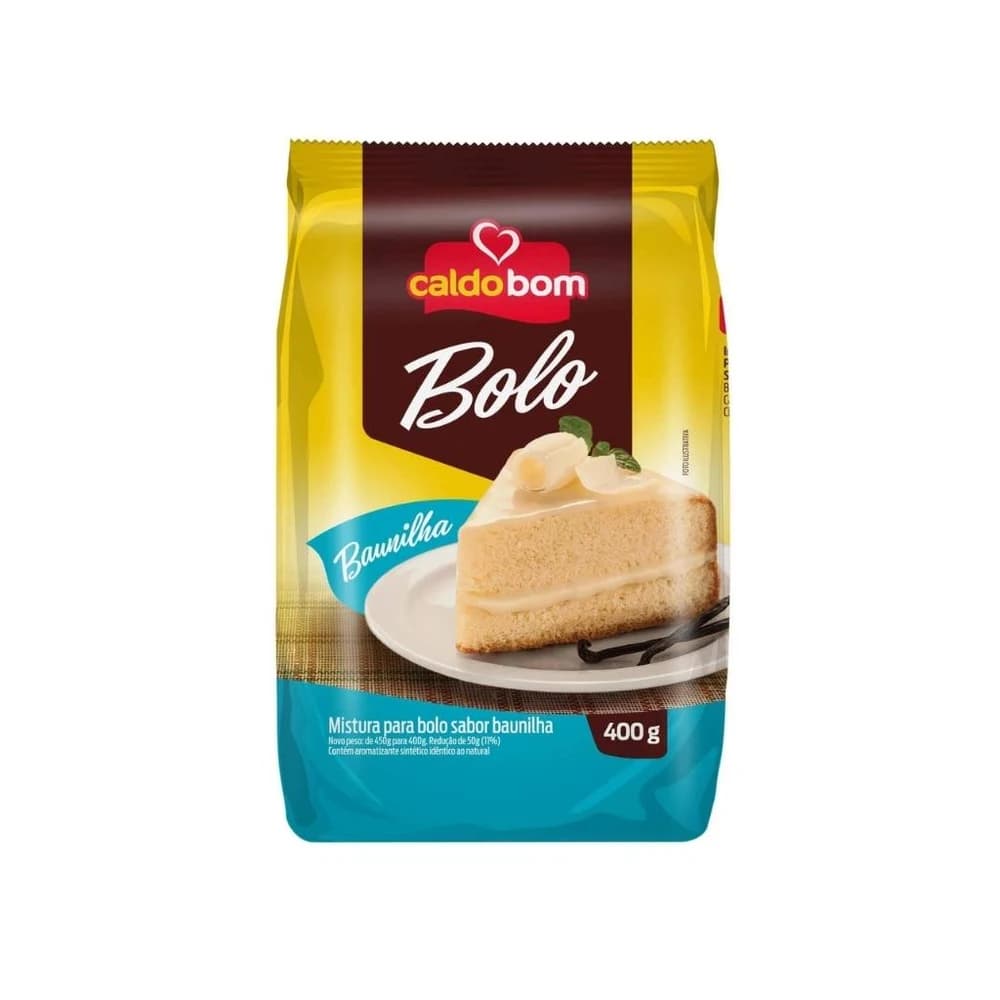 Mistura para Bolo Caldo Bom Baunilha 400g