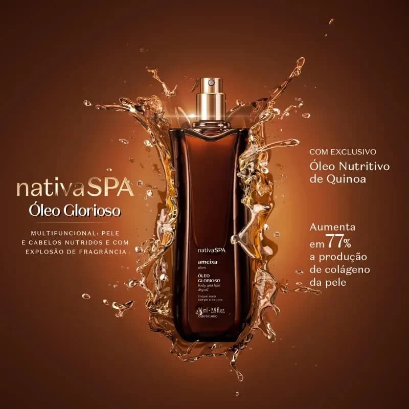 Óleo Multifuncional Nativa Spa Ameixa 85ml