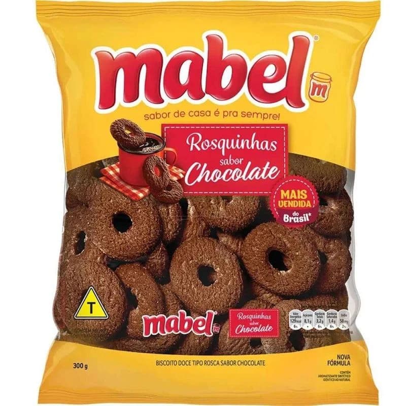 Rosquinhas Mabel Chocolate 300g